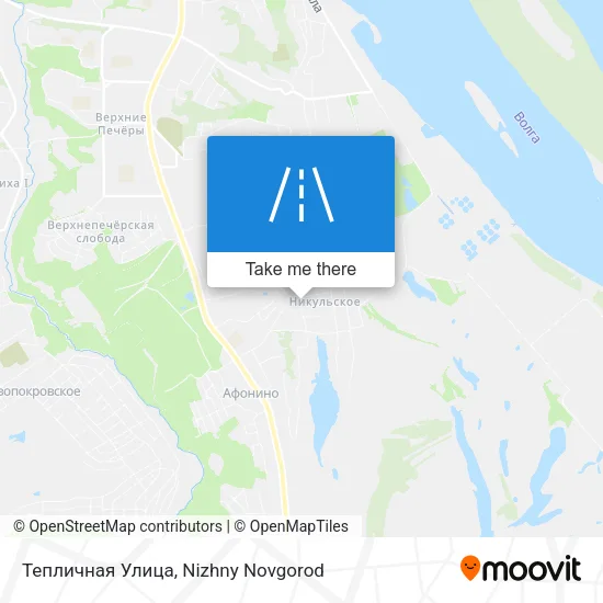 Тепличная Улица map