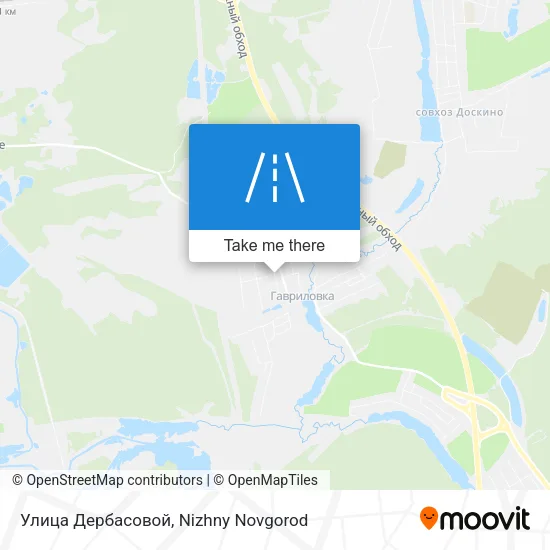 Улица Дербасовой map