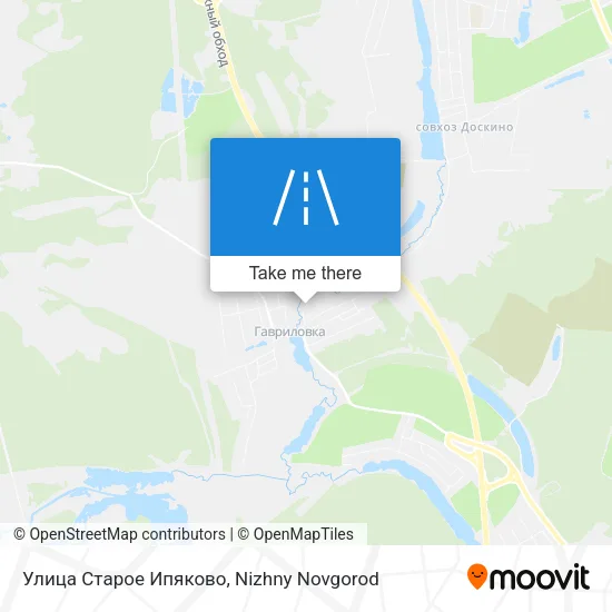 Улица Старое Ипяково map