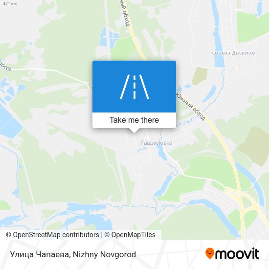 Улица Чапаева map