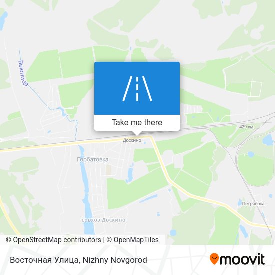 Восточная Улица map