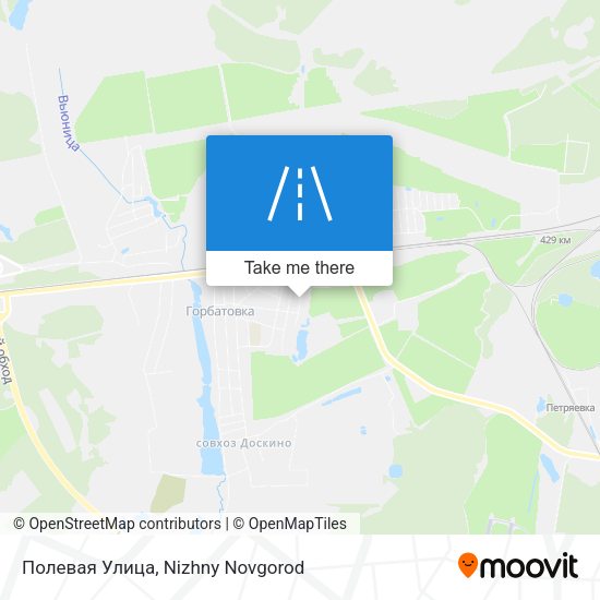 Полевая Улица map