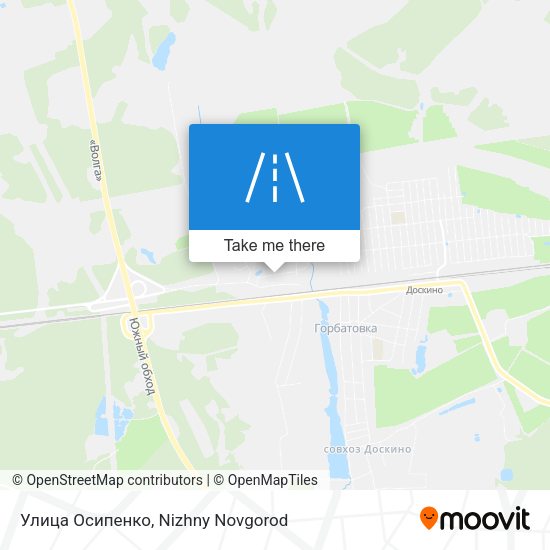 Улица Осипенко map