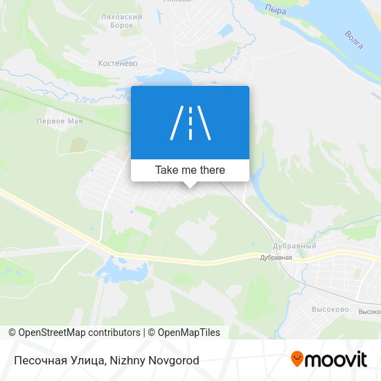 Песочная Улица map