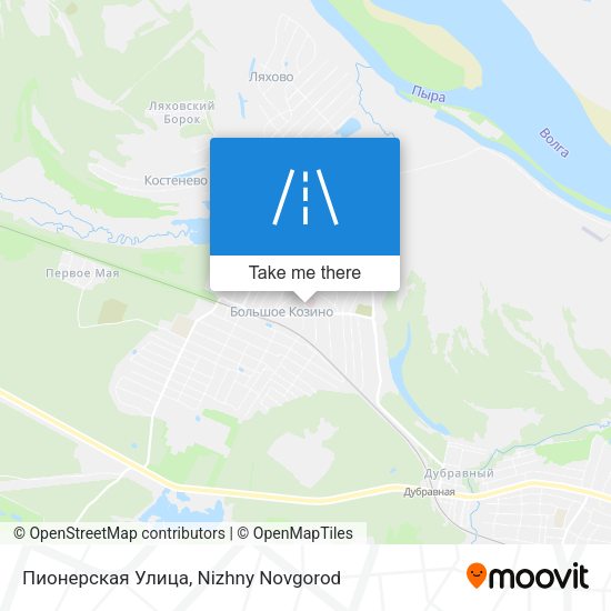 Пионерская Улица map