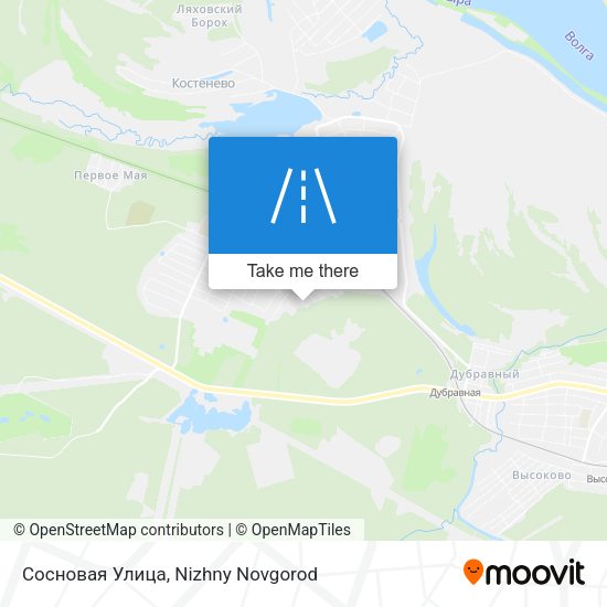 Сосновая Улица map
