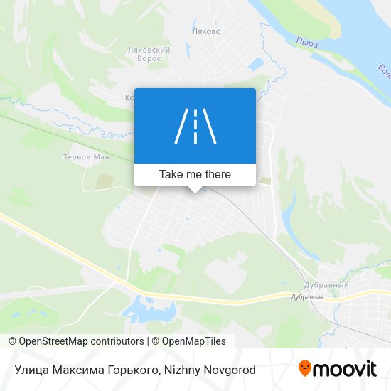Улица Максима Горького map