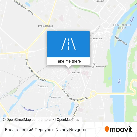 Балаклавский Переулок map