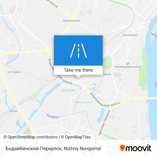 Бодайбинский Переулок map