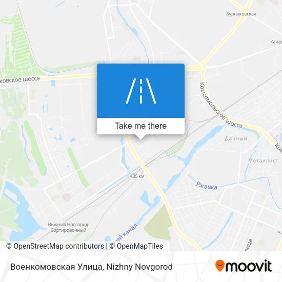 Военкомовская Улица map