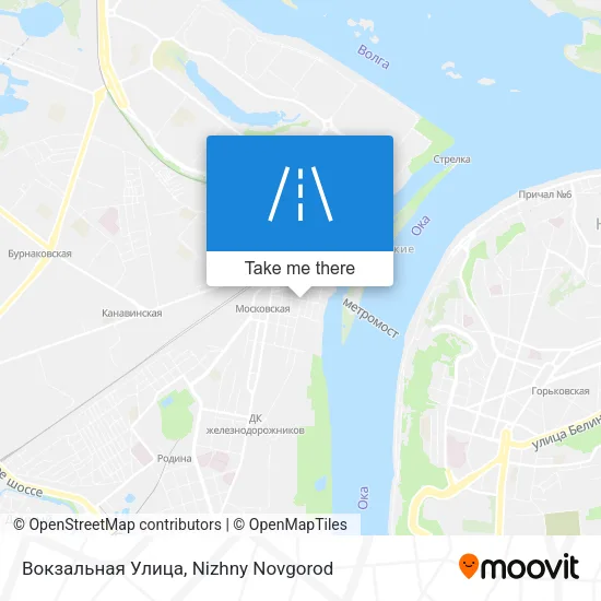 Вокзальная Улица map