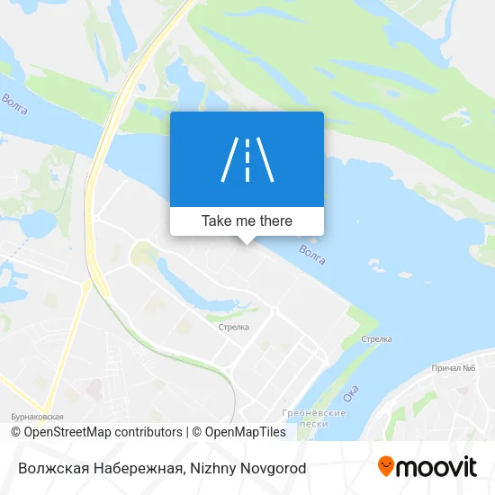 Волжская Набережная map