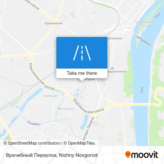 Врачебный Переулок map