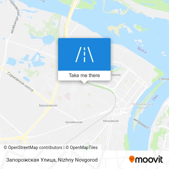 Запорожская Улица map