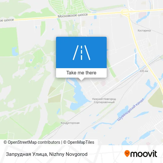 Запрудная Улица map