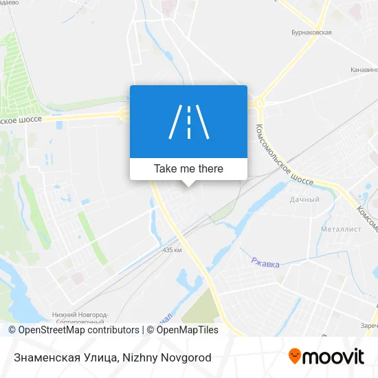 Знаменская Улица map
