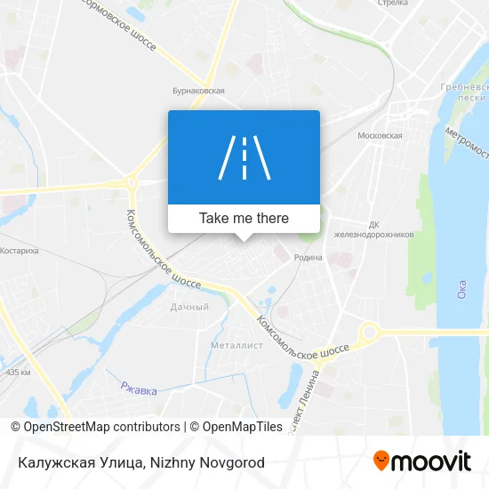 Калужская Улица map