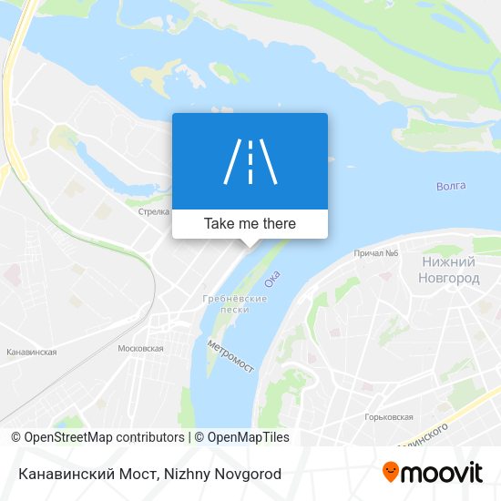 Канавинский Мост map