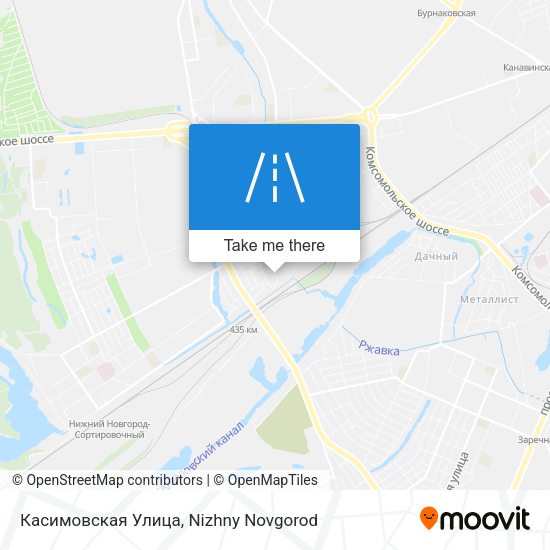Касимовская Улица map
