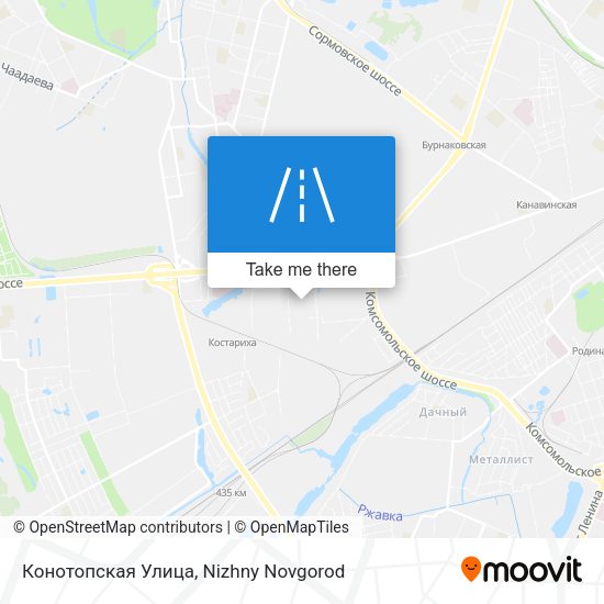 Конотопская Улица map