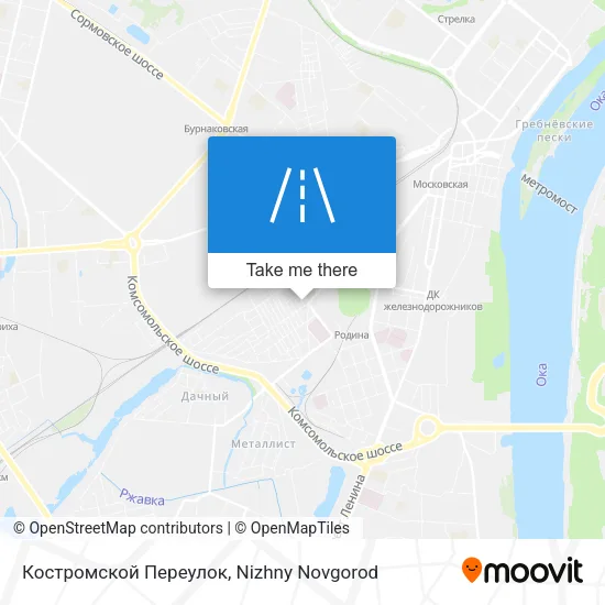 Костромской Переулок map