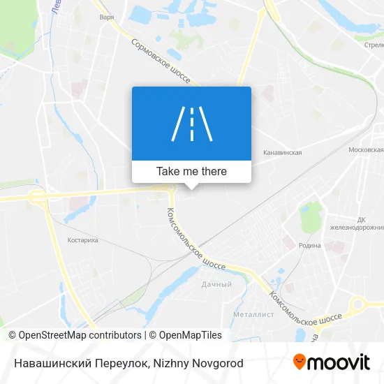 Навашинский Переулок map