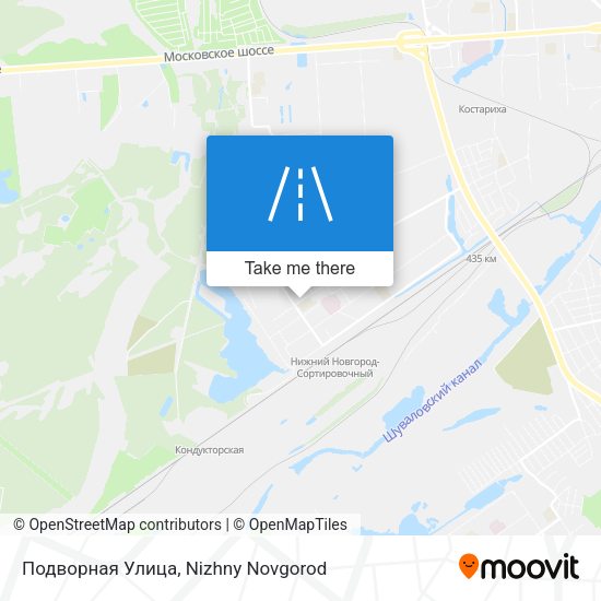 Подворная Улица map