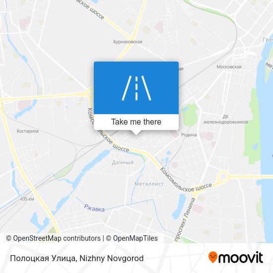 Полоцкая Улица map