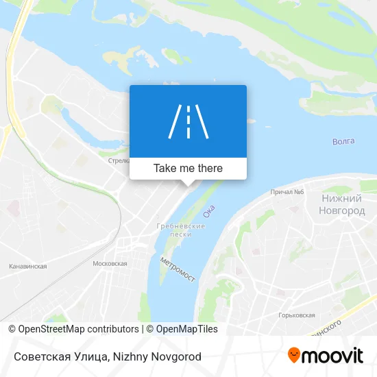 Советская Улица map