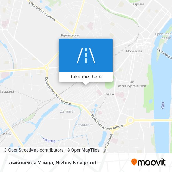 Тамбовская Улица map