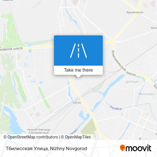 Тбилисская Улица map