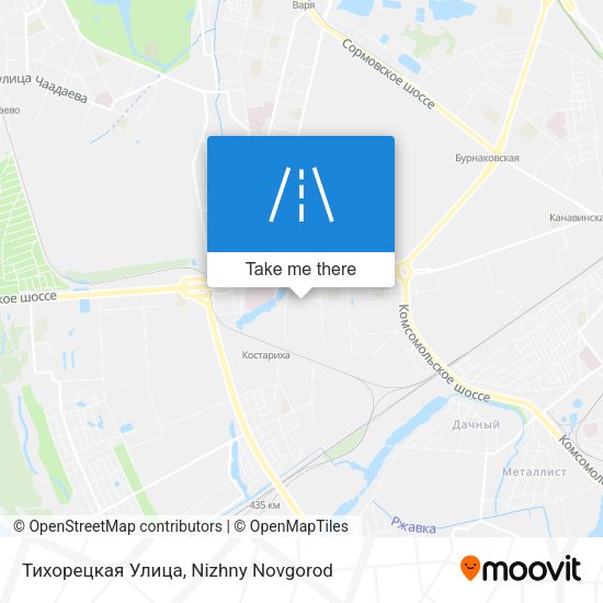 Тихорецкая Улица map
