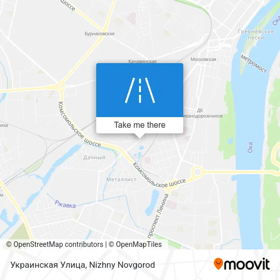 Украинская Улица map