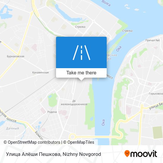 Улица Алёши Пешкова map
