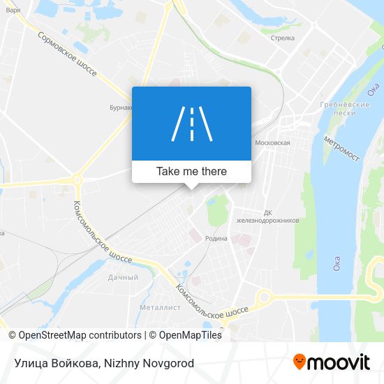 Улица Войкова map