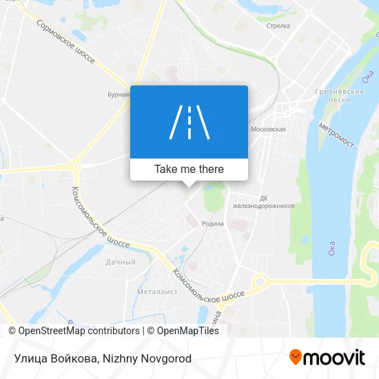 Улица Войкова map