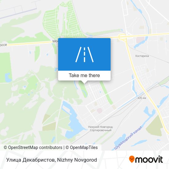 Улица Декабристов map