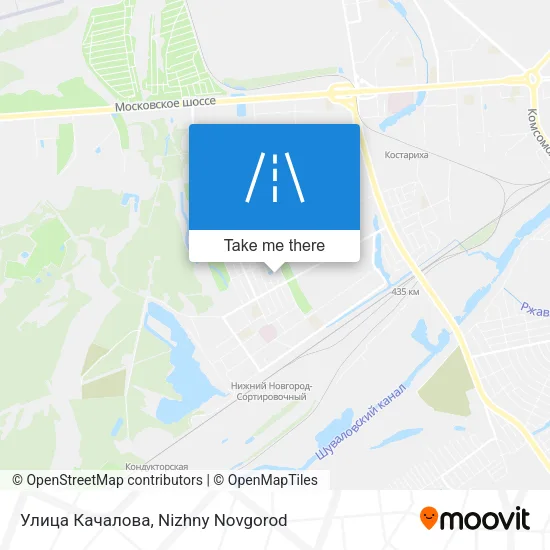 Улица Качалова map