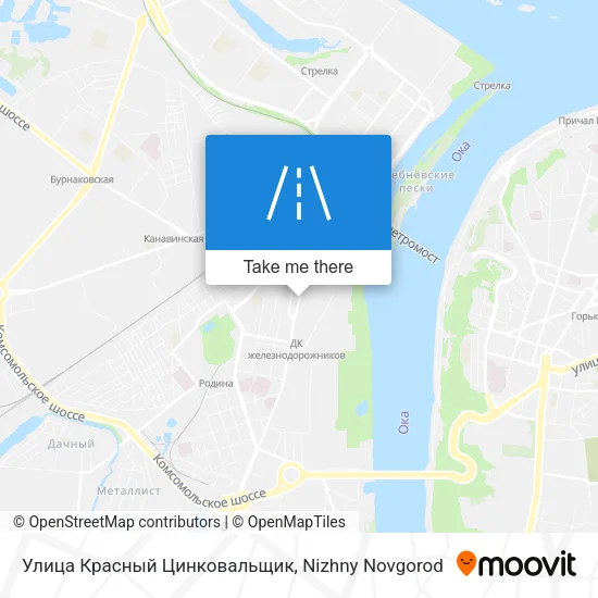 Улица Красный Цинковальщик map