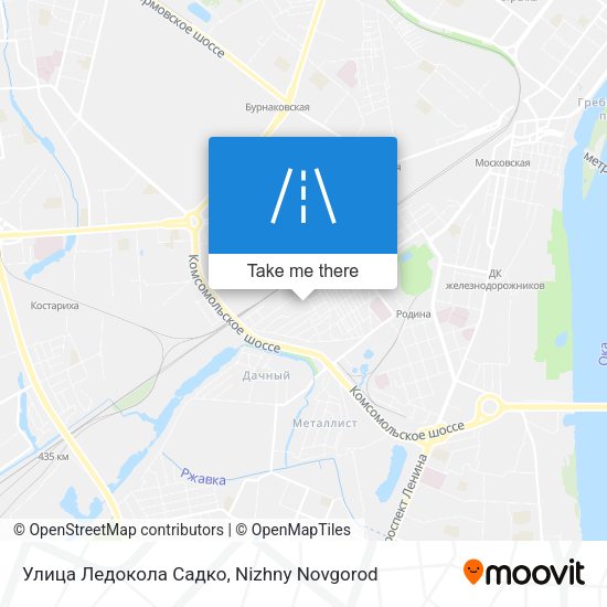 Улица Ледокола Садко map