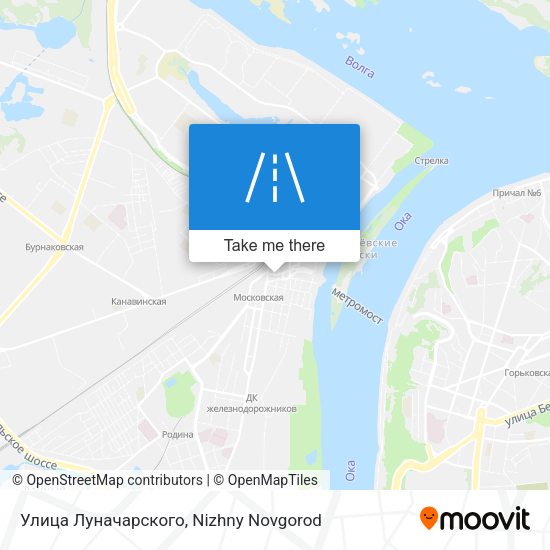 Улица Луначарского map