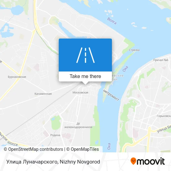 Улица Луначарского map