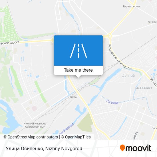 Улица Осипенко map