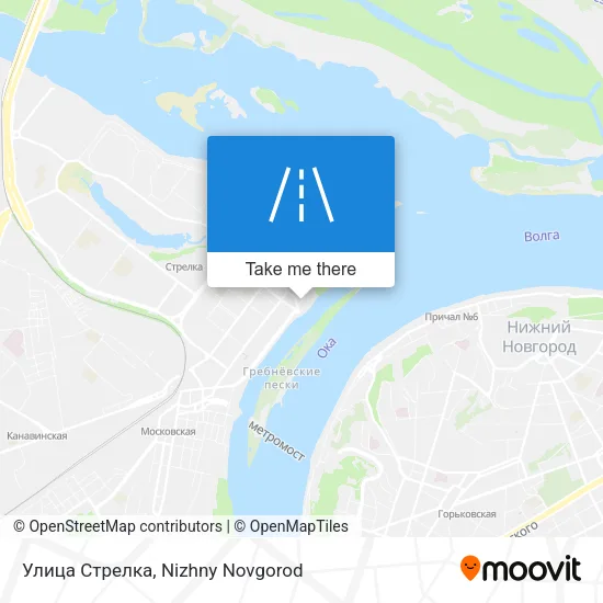 Улица Стрелка map