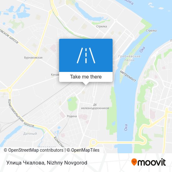 Улица Чкалова map