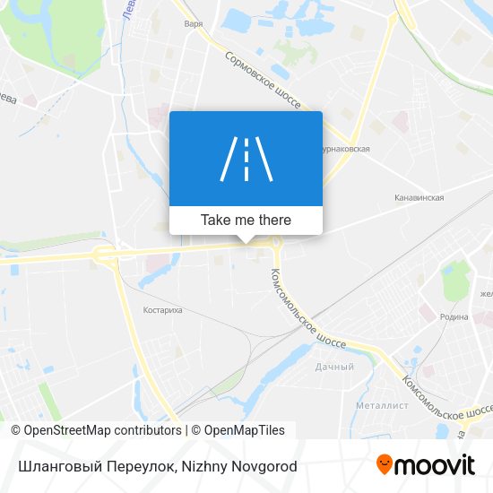Шланговый Переулок map