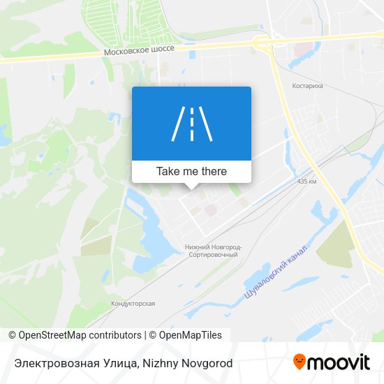 Электровозная Улица map