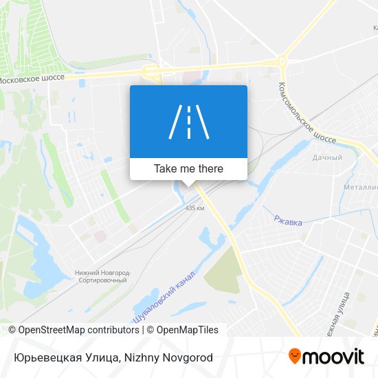 Юрьевецкая Улица map