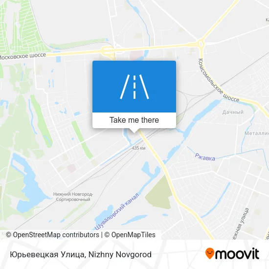 Юрьевецкая Улица map