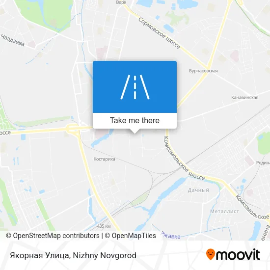 Якорная Улица map